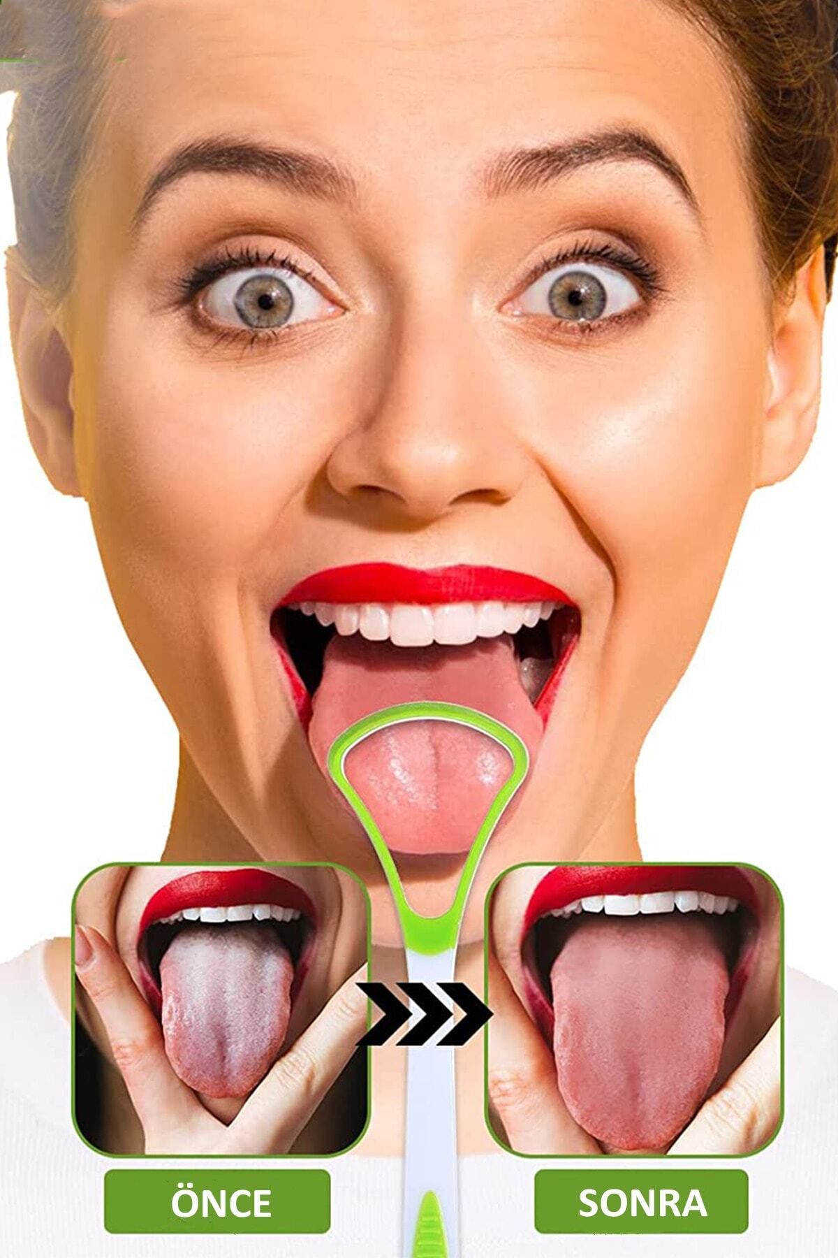 Beatitude Plastik Dil Temizleme Aparatı Ayurveda Yoga Dil Kazıma Çubuğu Temizleme Kazıyıcı Sıyırıcı 1 Adet