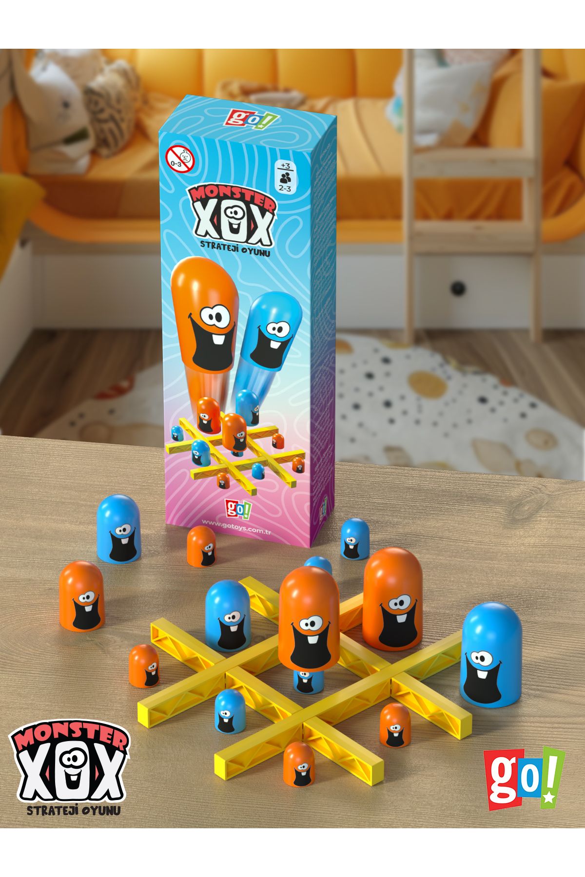 Go Toys Monster Xox Strateji Zeka Oyunu Kutu Oyunu