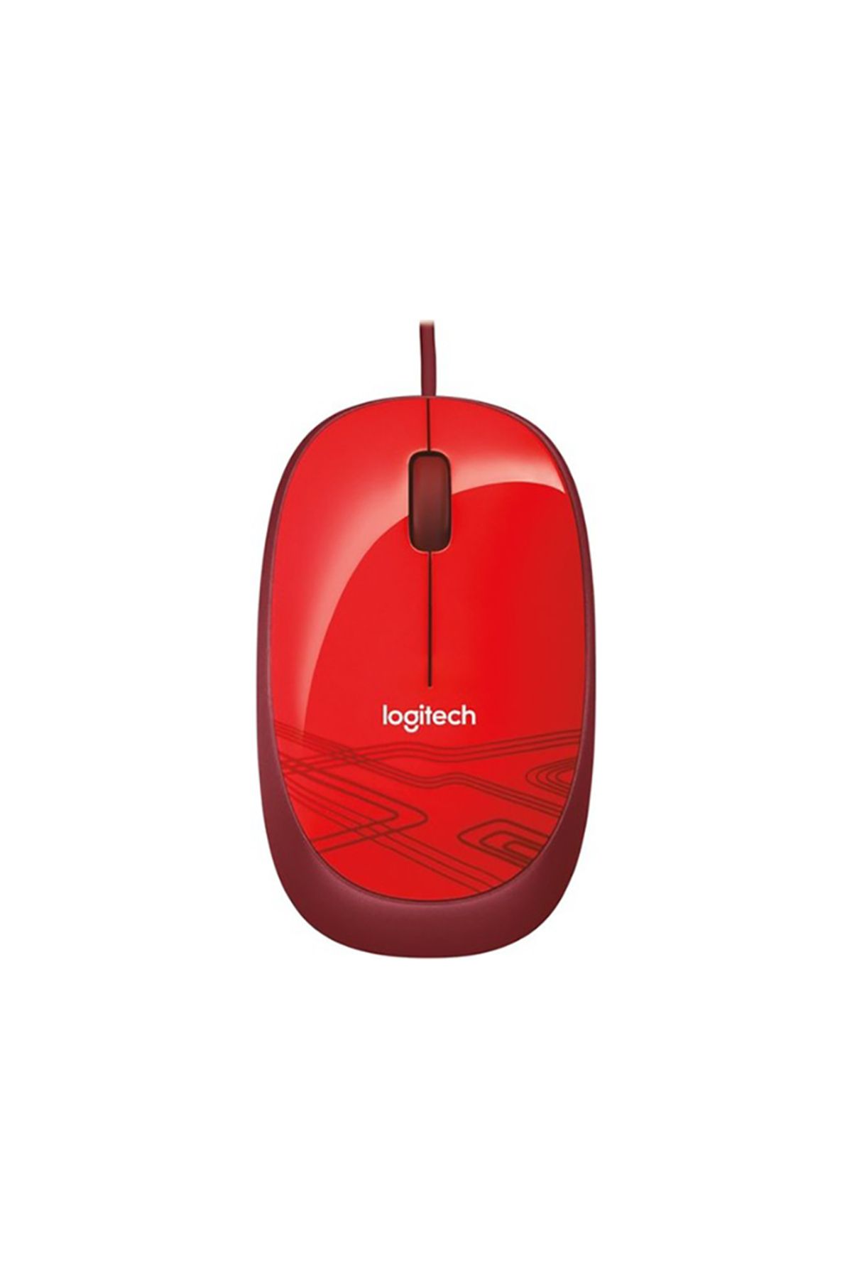 logitech 910002945 M105 Kırmızı Optik Kablolu Mouse