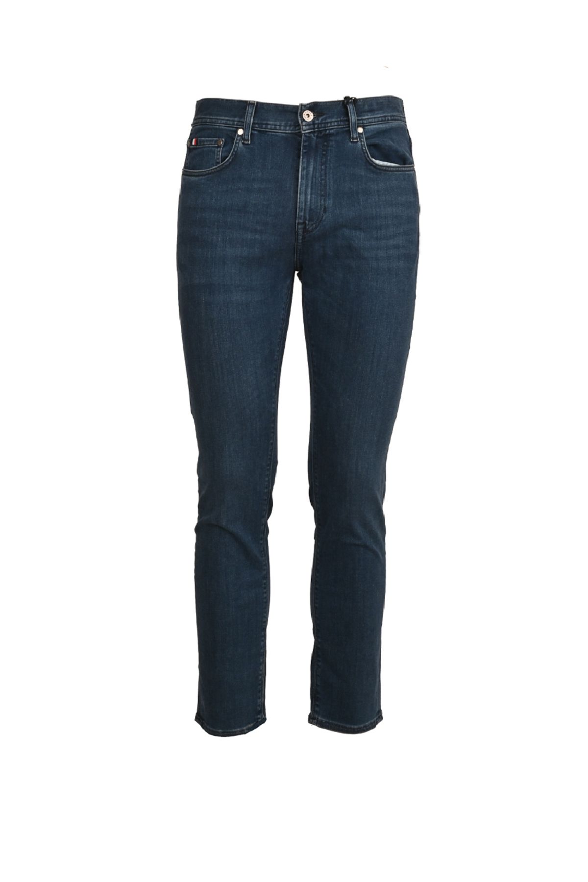 Tommy Hilfiger Erkek Denim Normal Belli Düz Model Günlük Kullanım Mavi1 Jeans MW0MW33980-1BE