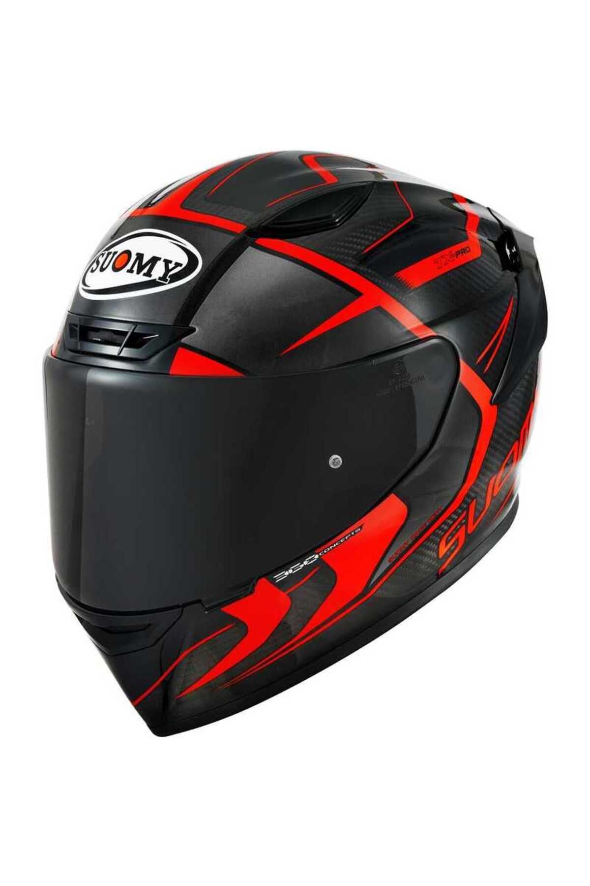 Suomy TX-PRO KASK ADVANCE RED FLUO