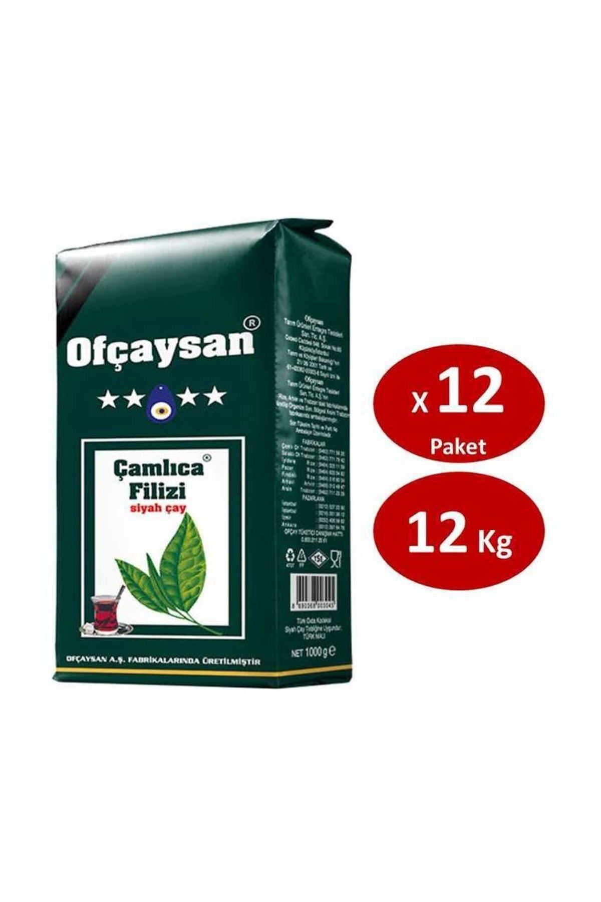 Ofçay Çamlıca Filizi Çayı 1 Kg X 12 Paket