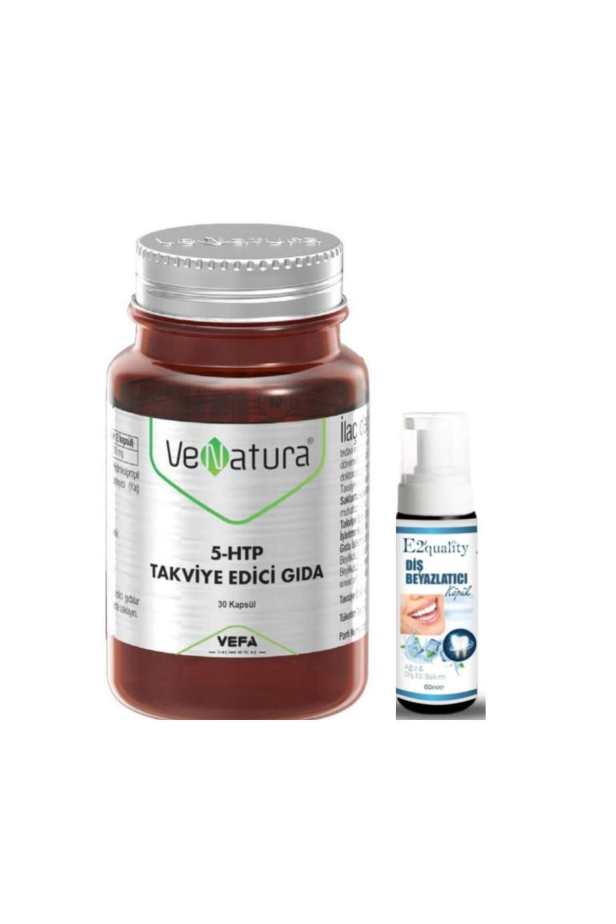 Venatura 5-HTP Takviye Edici Gıda 30 Kapsül- Diş Beyazlatıcı Köpük Hediye