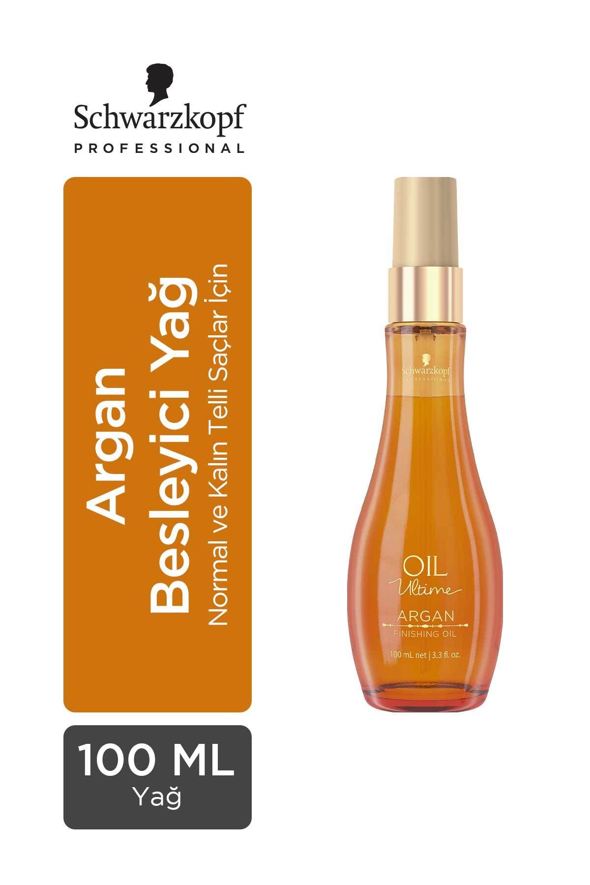 Oil Ultime Argan Finishing Oil - Normal Ve Kalın Telli Saçlara Özel Besleyici Argan Yağı 100ml