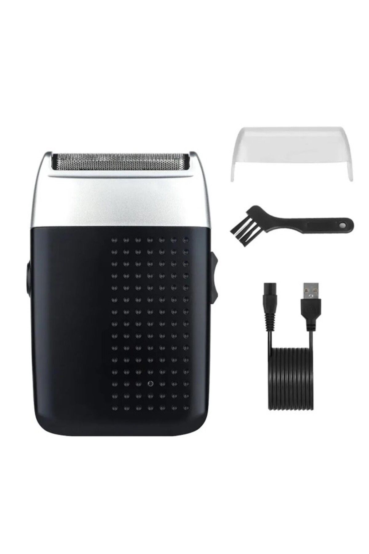 Genel Markalar Insua Black Pro Series Şarjlı Taşınabilir Seyehat Sakal Ense Makinesi Günlük Tıraş Makinesi Maness