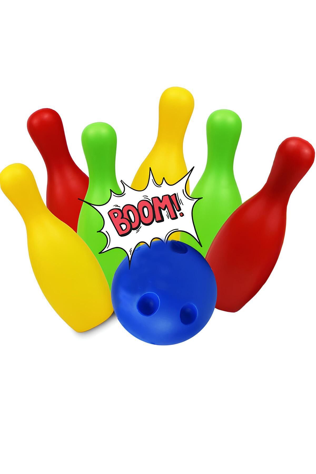 COZY SENSE Bowling Denge Oyunu Seti Labut 10 Parça Bowling Topu Spor Oyunları 1 2 yas Bebek Oyuncak