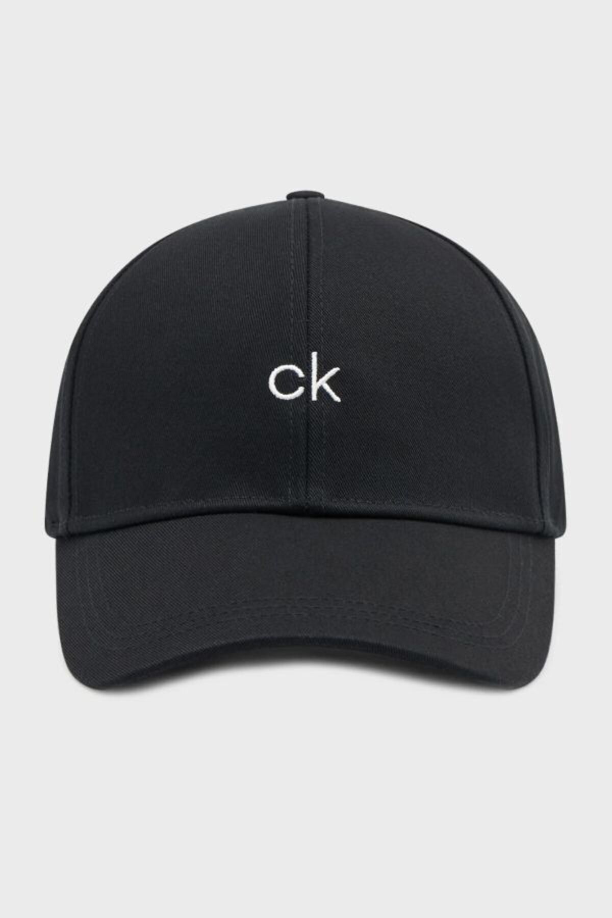 Calvin Klein Logolu Pamuklu Şapka Erkek Şapka K50k506087 Bax