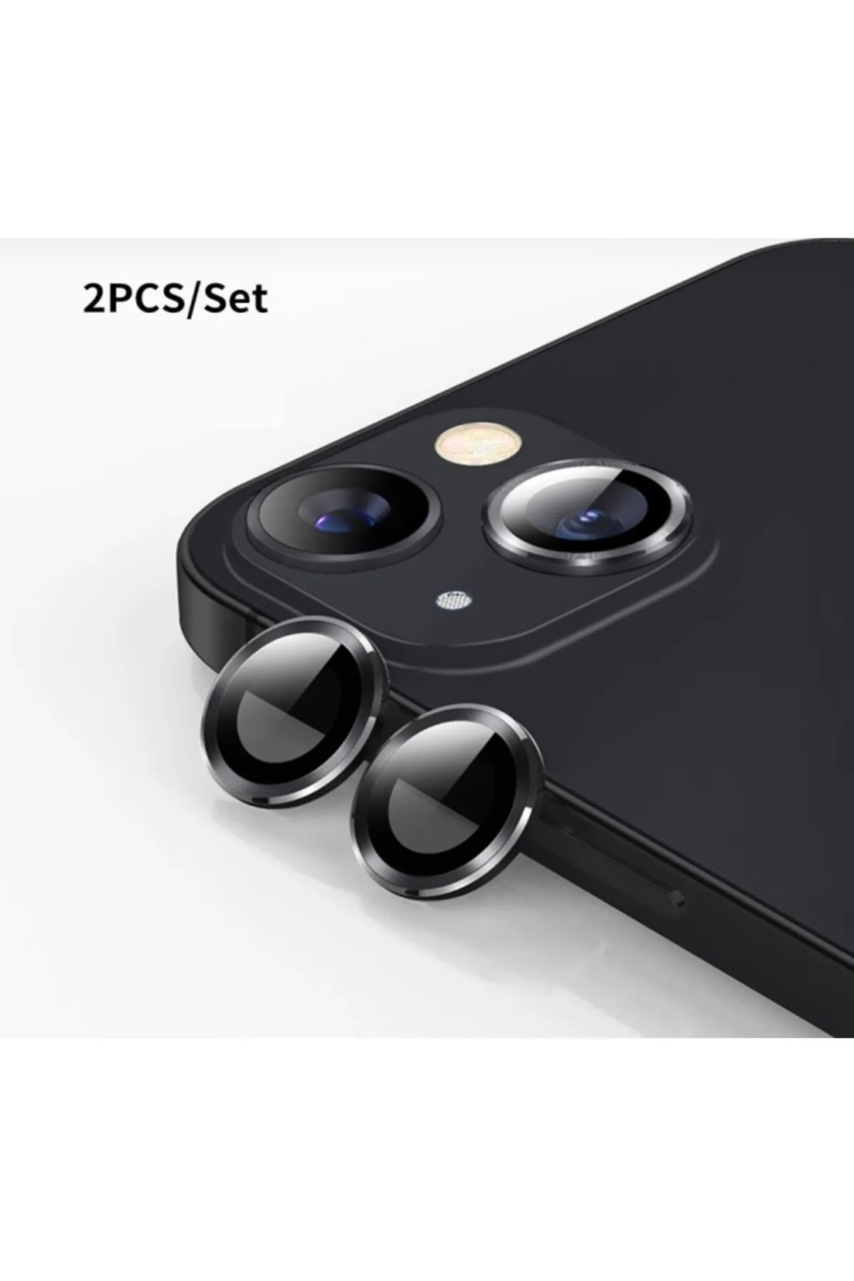 Solid SOLİD Iphone 14 & Iphone 14 Plus Uyumlu Kamera Koruma Lens Koruyucu Temperli Cam