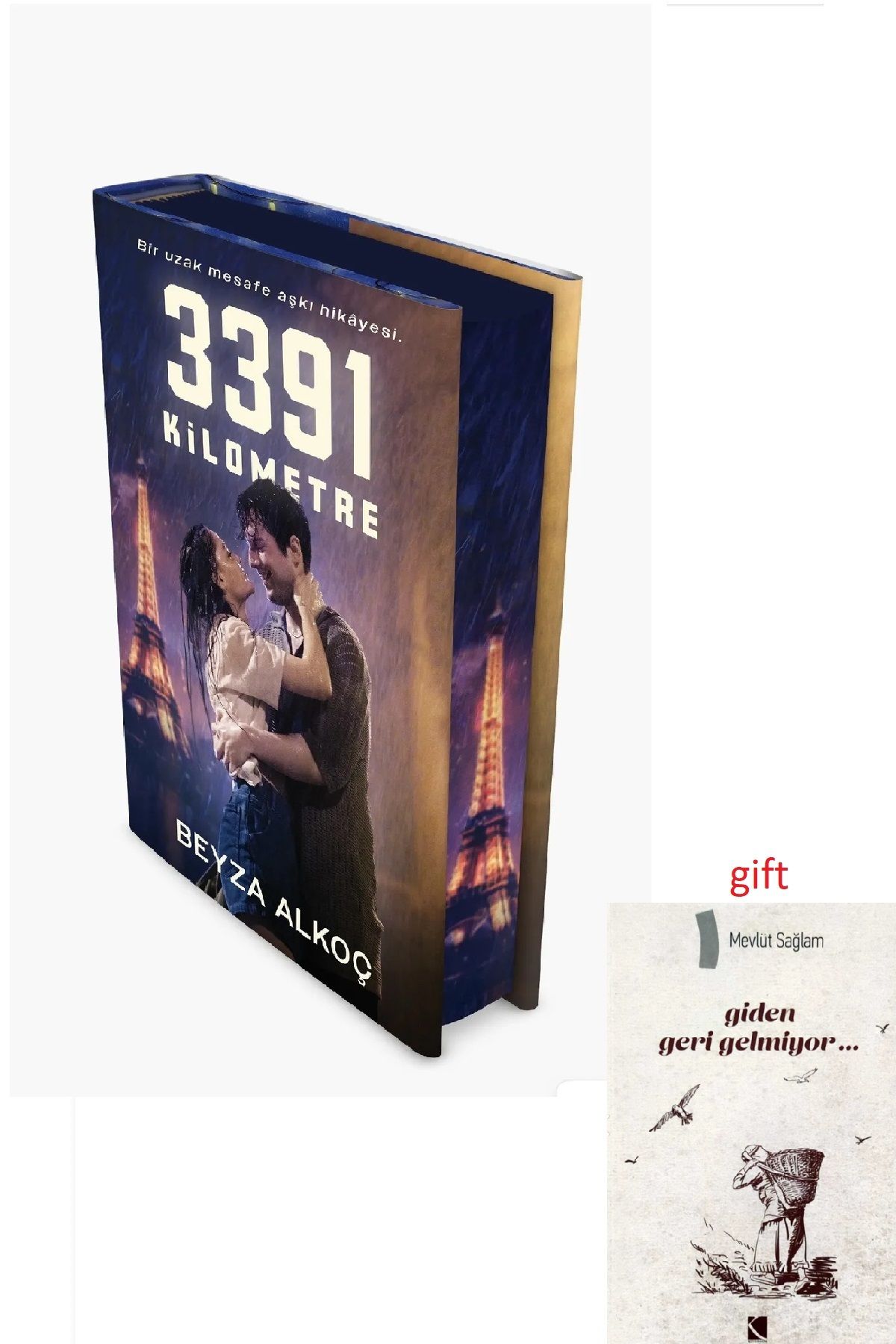 İndigo Kitap 3391 Kilometre - Film Kapağı ( Ciltli ) Poster Ve Ayraçlı (TRABZON MANİ KİTABI HEDİYELİ)