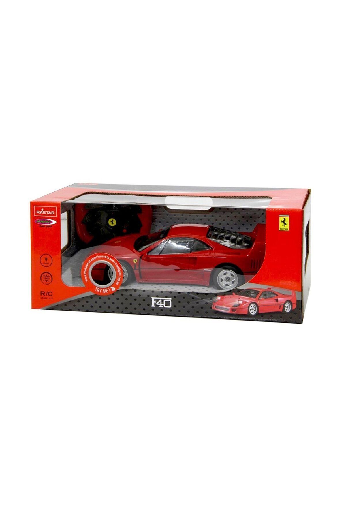TWOX Çocuk Lüks Kırmızı 1:14 Ferrari F40 Uzaktan Kumandalı Spor Yarış Arabası