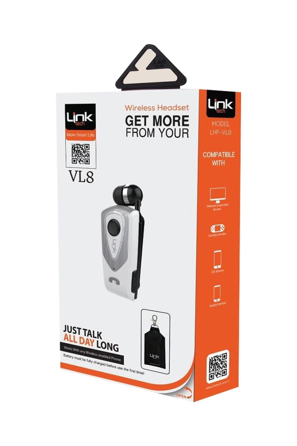 LogiLink Link Tech Vl8 Titreşimli Makaralı Bluetooth Kulaklık