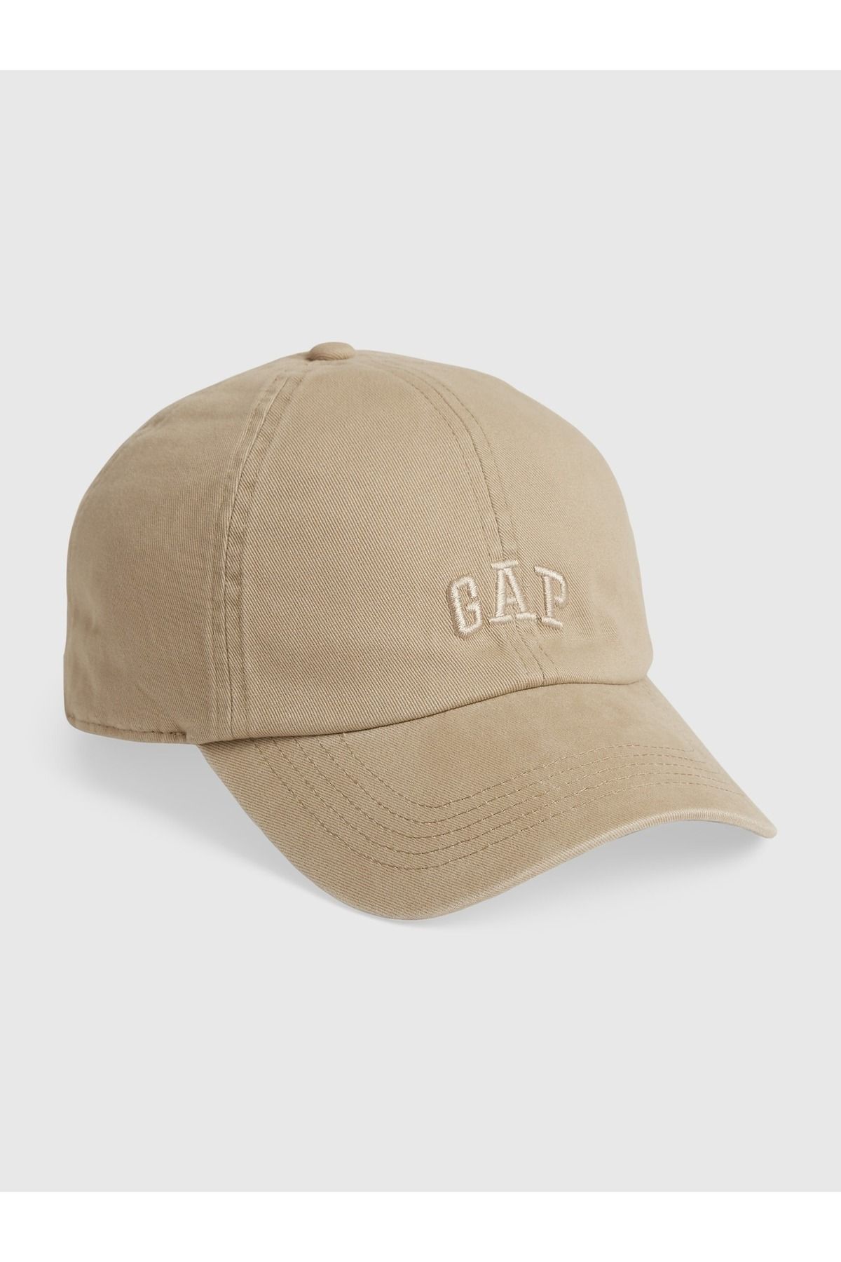 GAP Erkek Bej Logo Beyzbol Şapkası