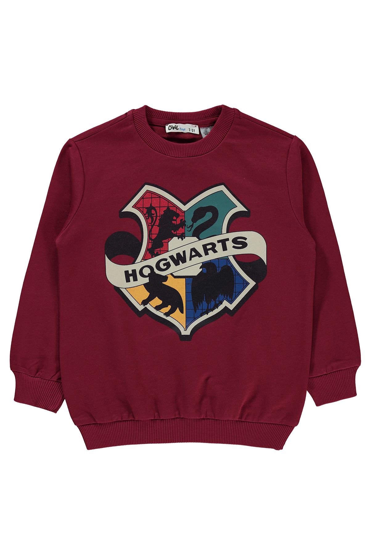 Harry Potter Erkek Çocuk Sweatshirt 2-5 Yaş Bordo