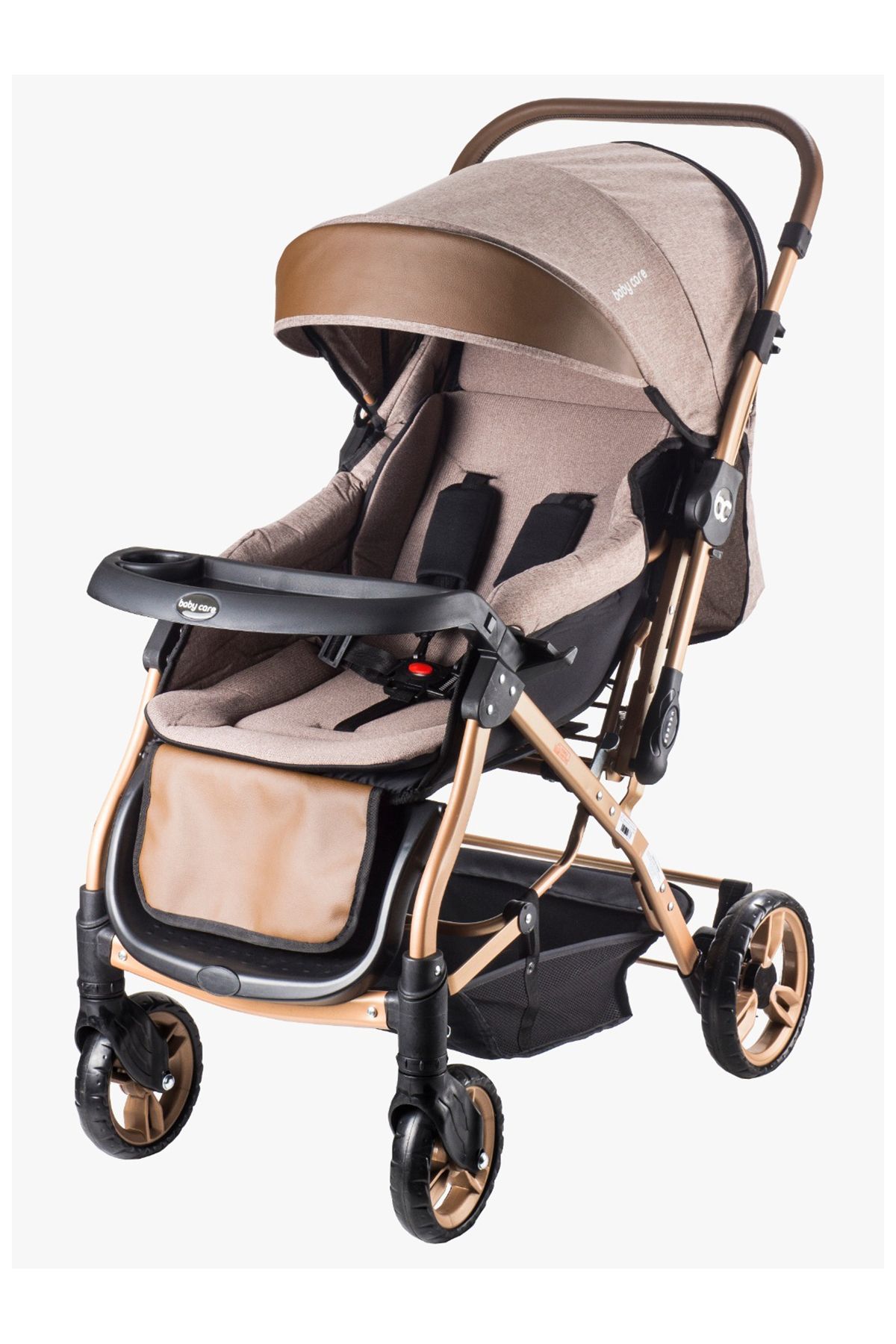 Baby Care Babycare Bc65 Capron Lüx Çift Yönlü Bebek Arabası Kahverengi