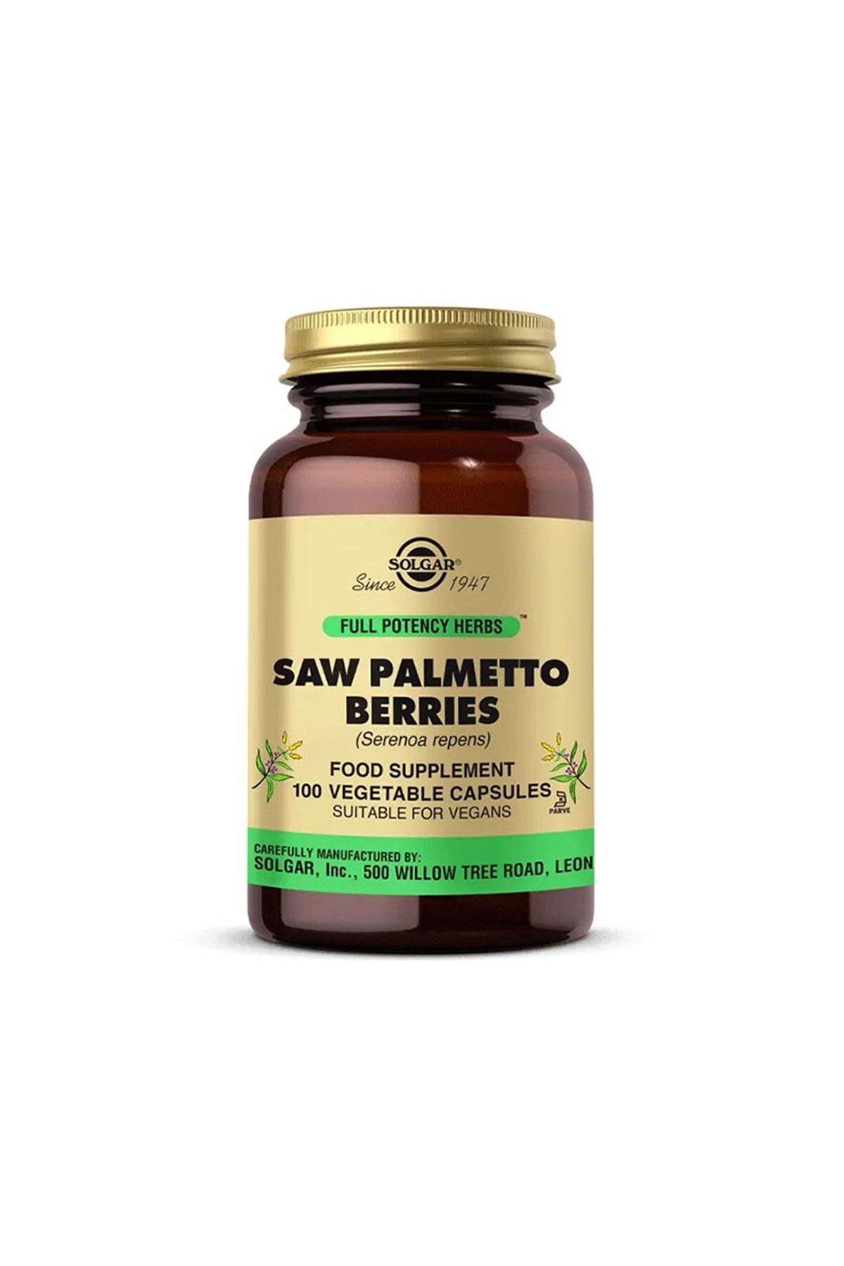 Solgar Saw Palmetto Berries 100 Kapsül + Facial Cleanser 100ml Hediye