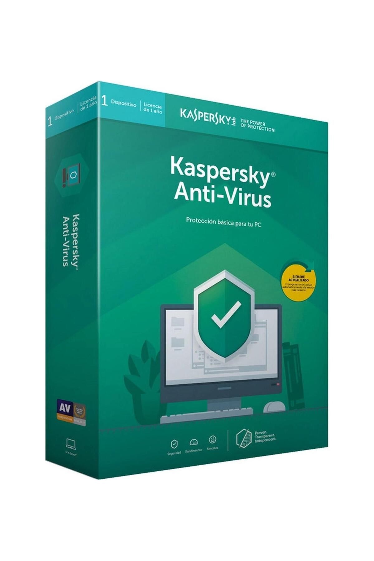 Kaspersky Antıvırus 4 Kullanıcı 1 Yıl