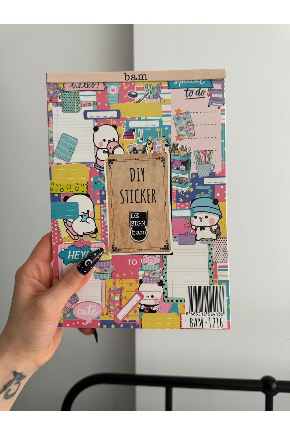 Planet Butik DIY Sticker Book Sticker Kitabı Soft Edition