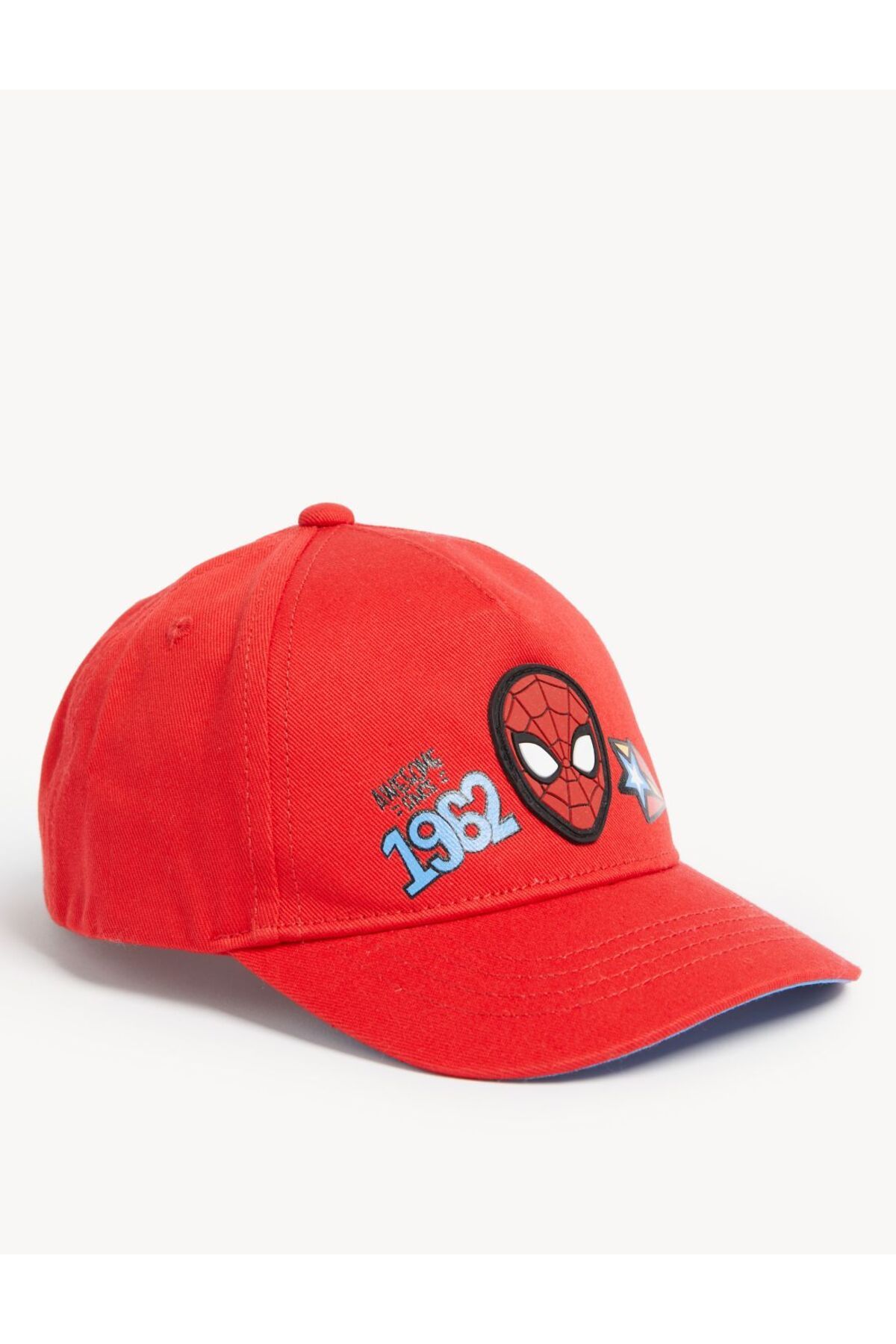 Marks & Spencer Saf Pamuklu Spider-Man™ Şapka (1-6 Yaş)