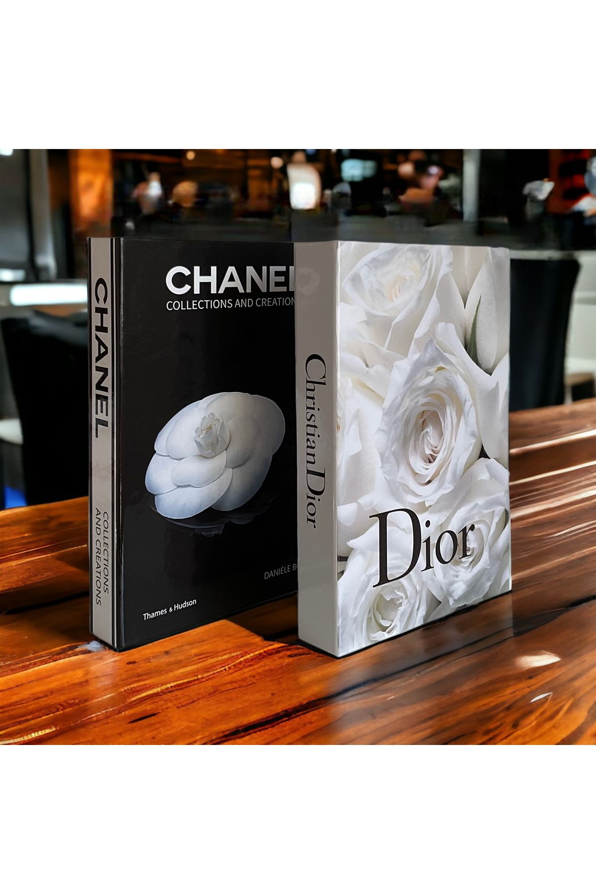 NARİBA Dior & chanel dekoratif kitap kutusu 2li set