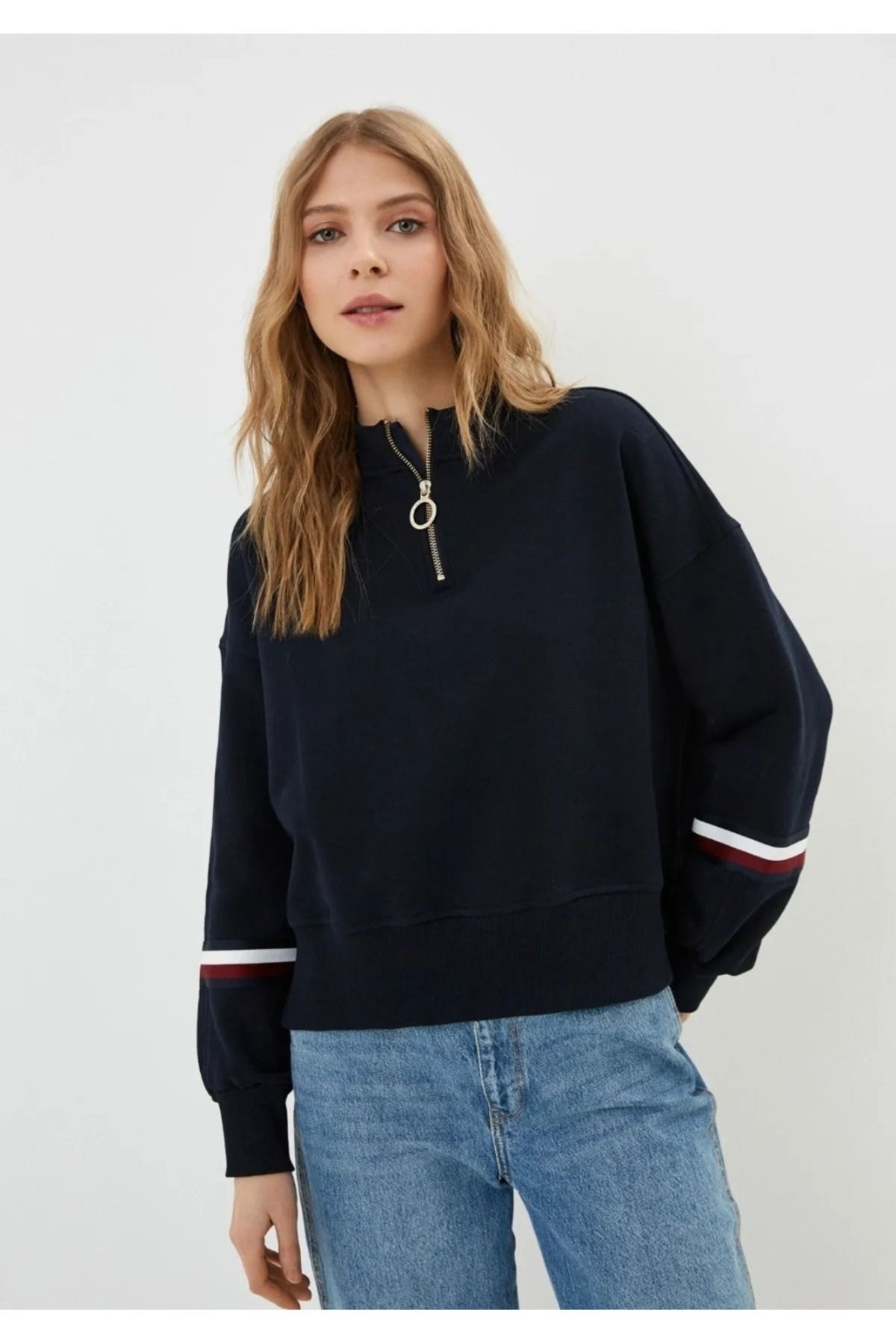 Tommy Hilfiger SWEATSHIRT 1/2 ZIP RELAXED FIT