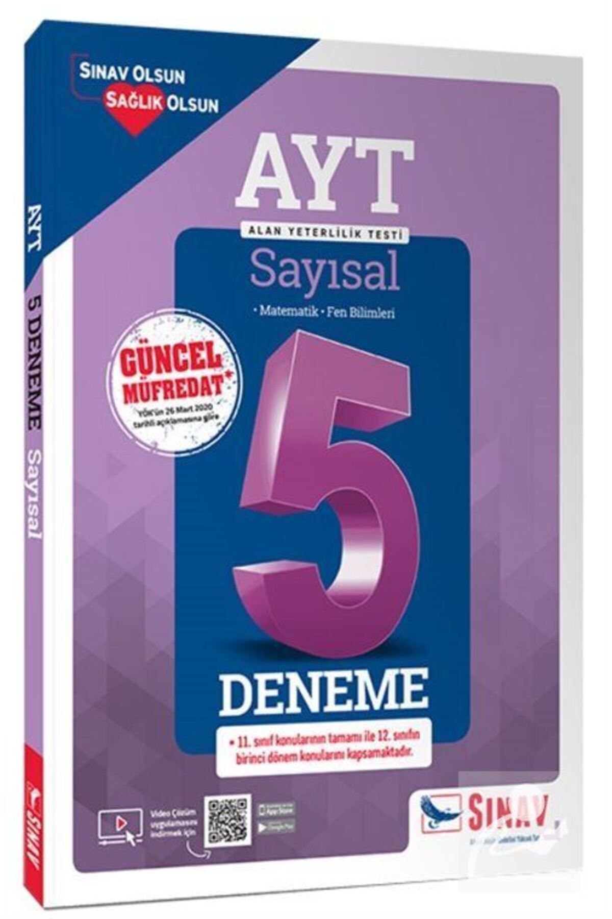 Sınav Yayınları Ayt Sayısal Çözümlü 5 Deneme