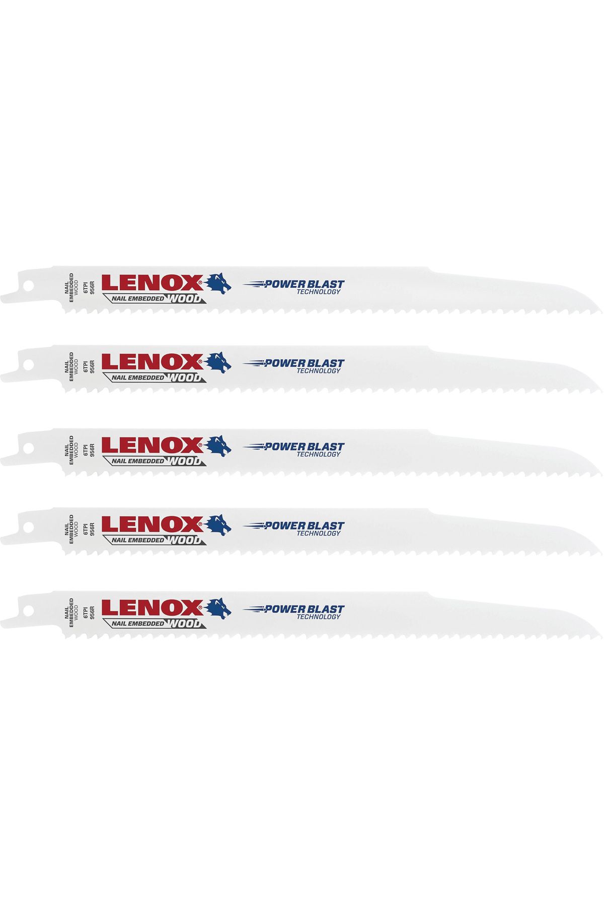 Lenox 20582956R 229MM Çivili Ahşap Kesim Testere Bıçağı 5'li
