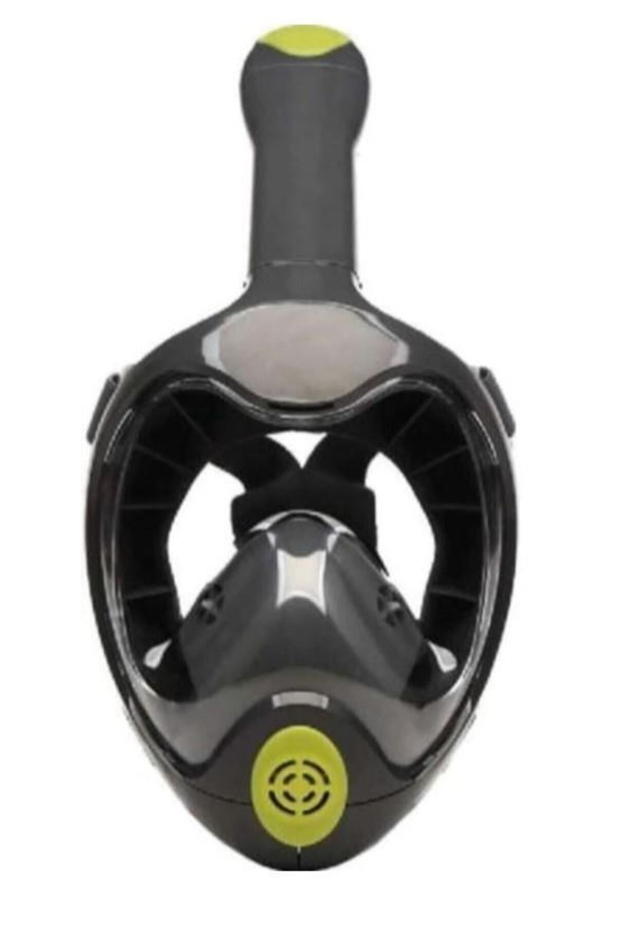 BERMUDA Full Face Snorkel Tam Yüz Dalış Maskesi Maske Set S-m - 7239