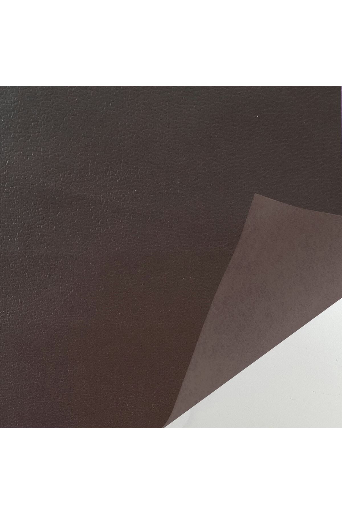 Genel Markalar Yapışkanlı Gerçek Suni Deri 45x100 Cm Renk Seçenekli Kahverengi