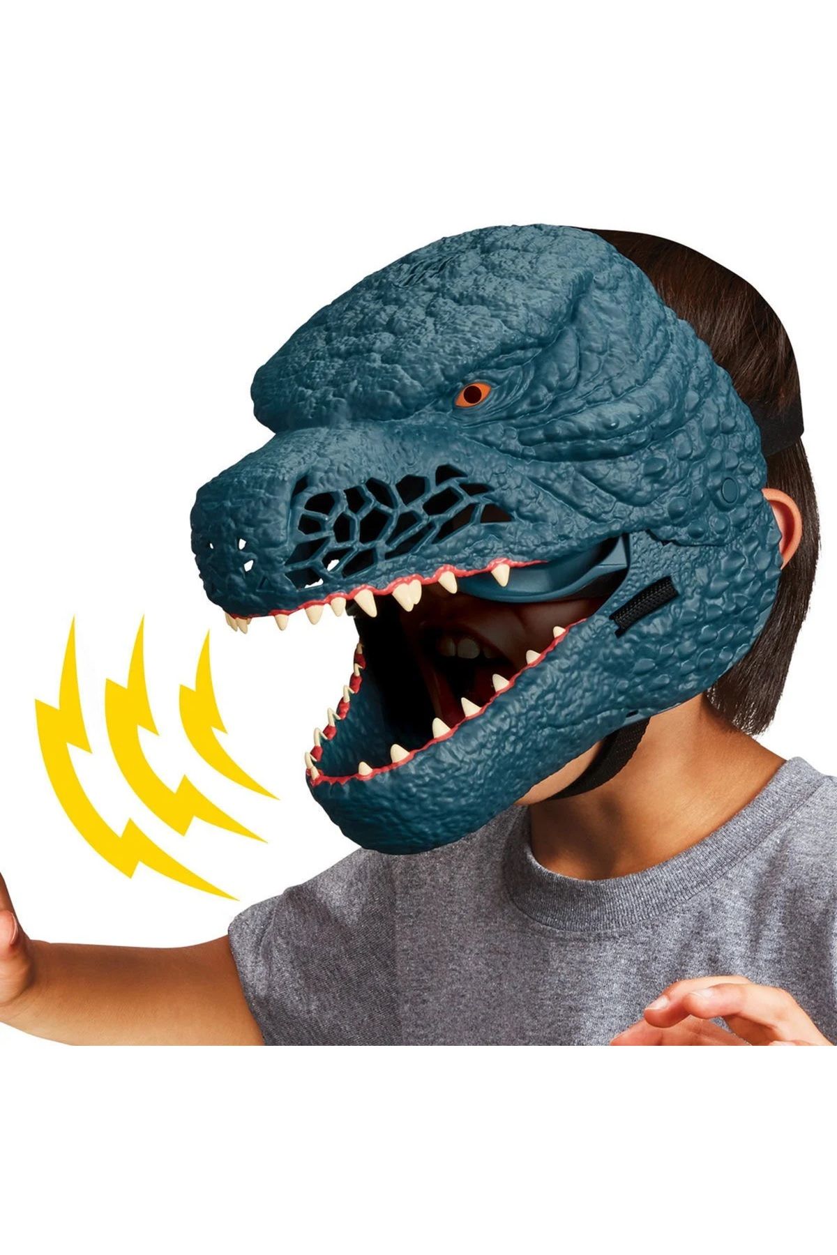 Tower Toys Godzilla Sesli Maske Yüze Takılabilen İnteraktif Yüz Maskesi  Lisanslı Ürün