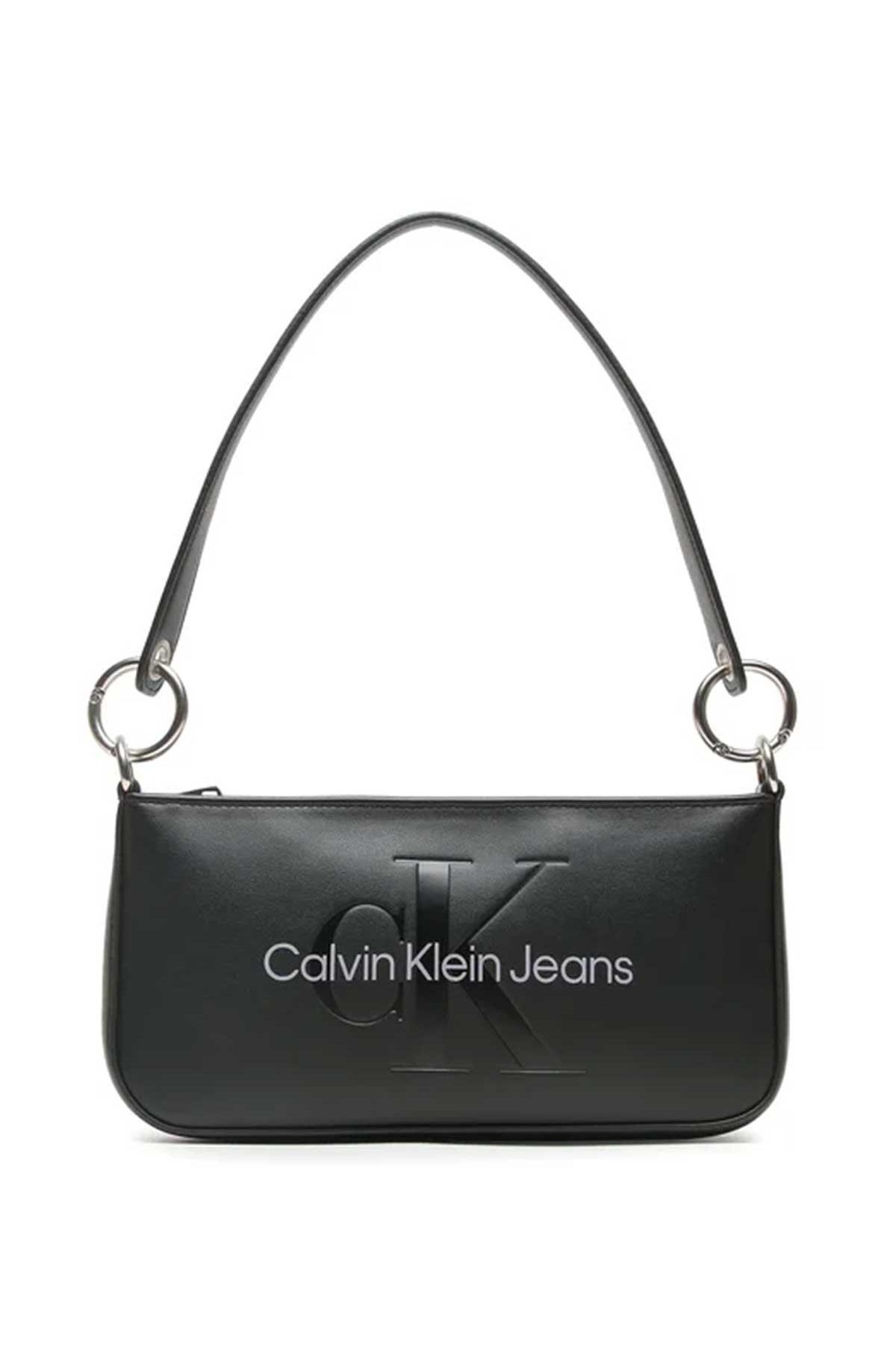 Calvin Klein Kadın Siyah Sculpted Shoulder Omuz Çantası K60k610679