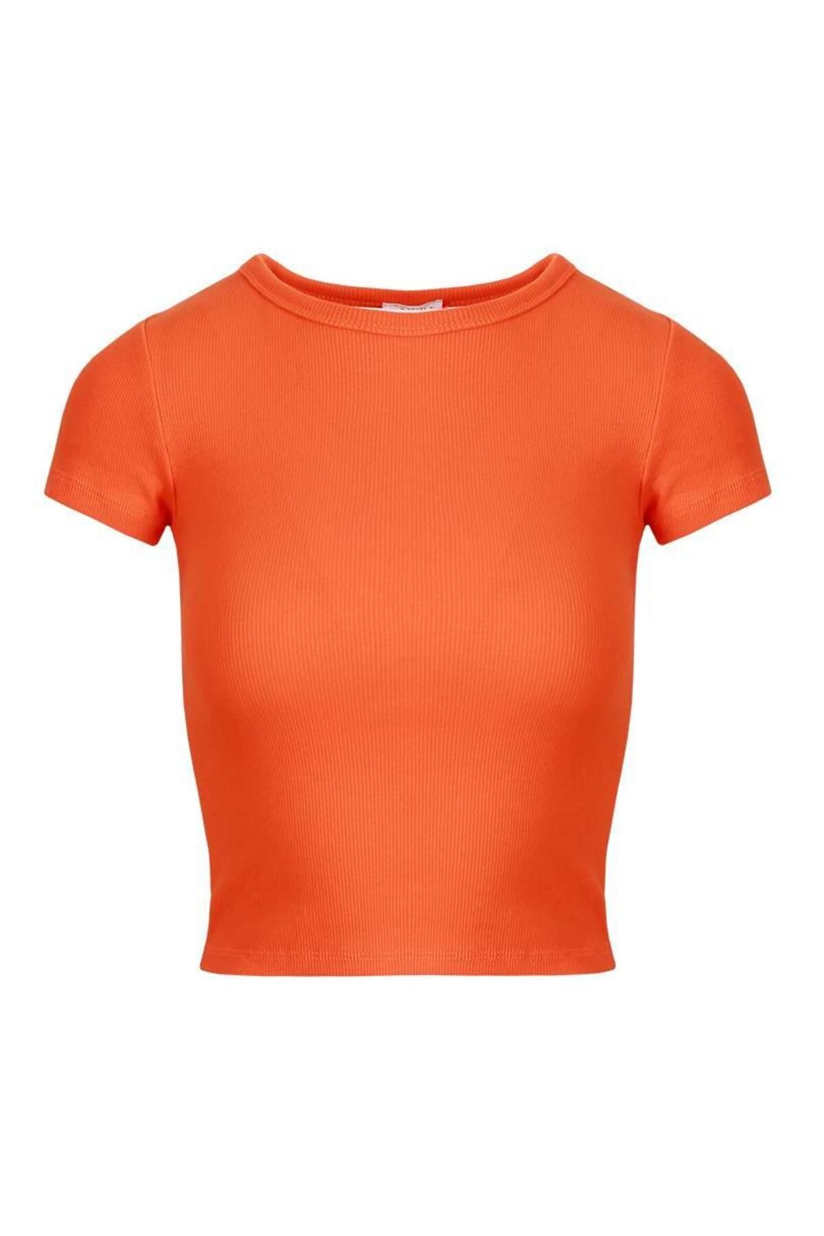 Rivus Kaşkorse Basic T-Shirt - Oranj