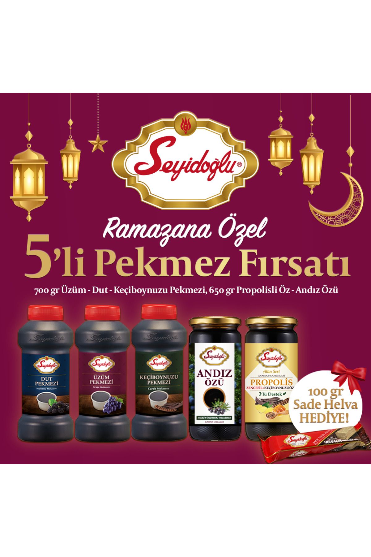 Seyidoğlu Ramazan Pekmez Şifa Paketi