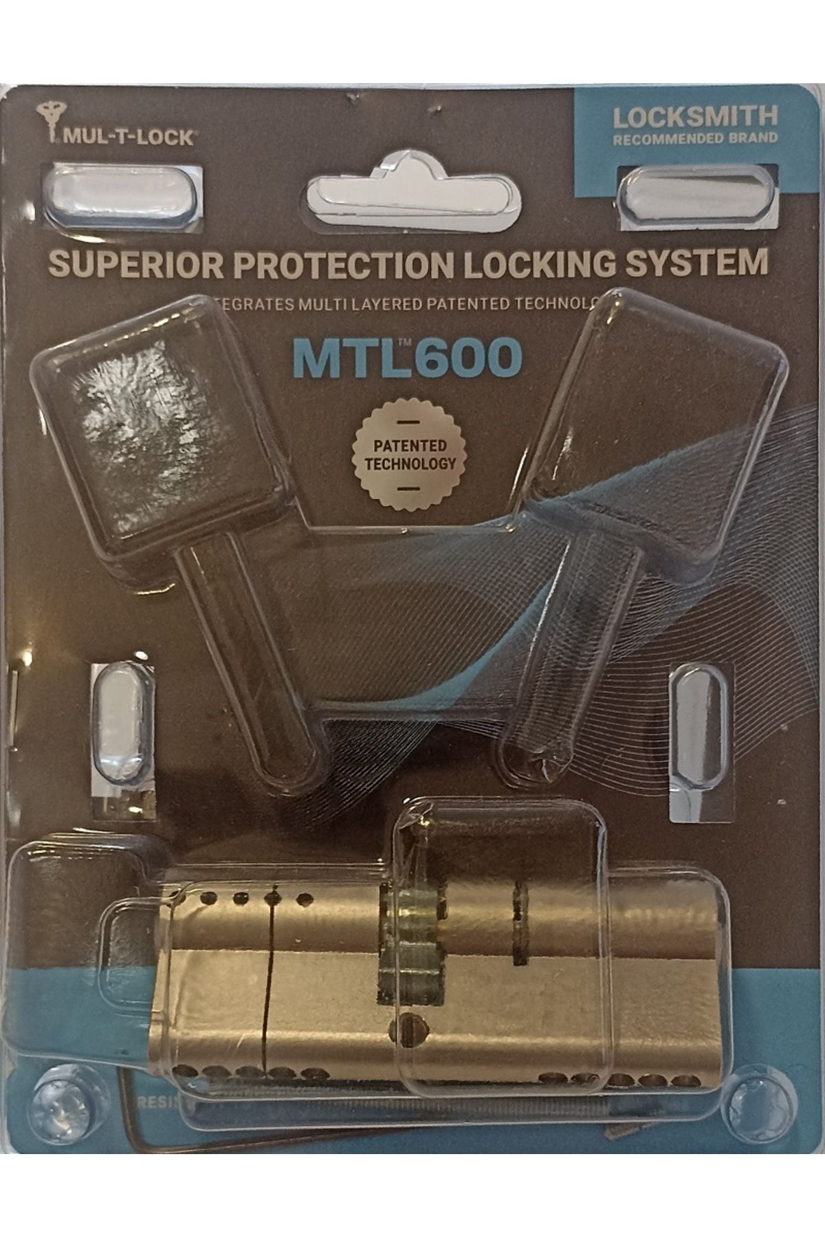 Mul-T-Lock Multlock MTL600 Tuzaklı Kapı Bareli (33+10+40)83MM İKİZ BİRBİRİNİ AÇAR SET