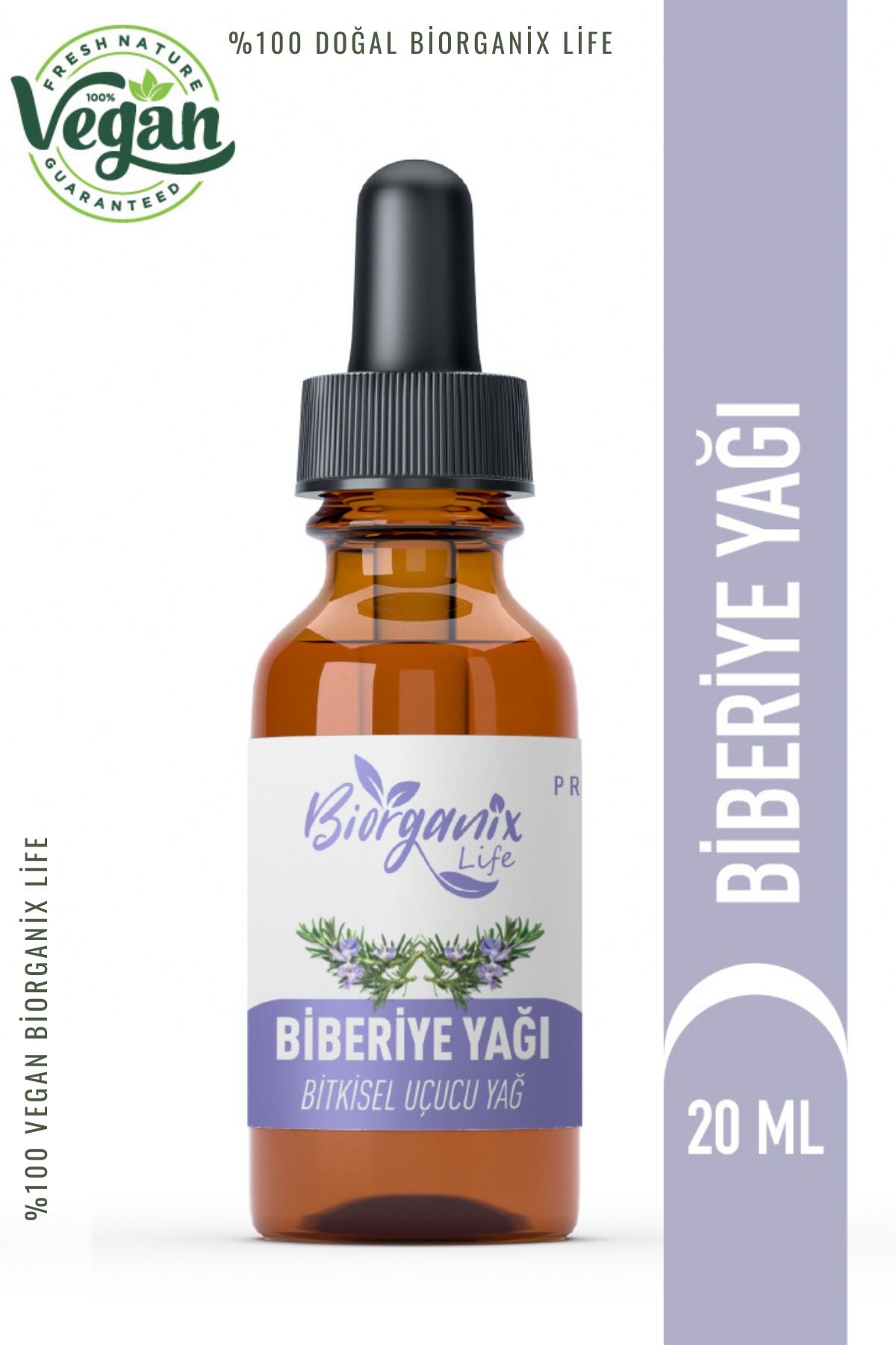 Biorganix Life Biberiye Yağı 20 ml