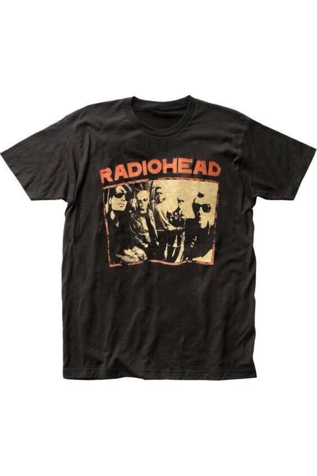 Köstebek Vintage Radiohead Concert Unisex Siyah Tshirt