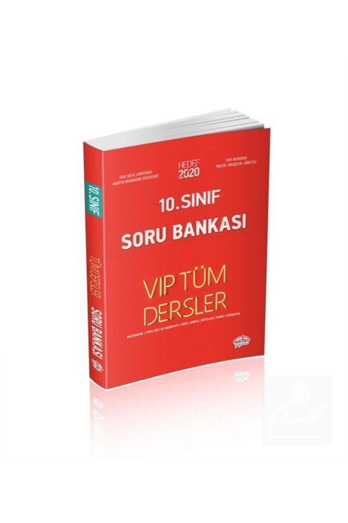 Editör Yayınları 10. Sınıf Tüm Dersler Soru Bankası Kırmızı Kitap