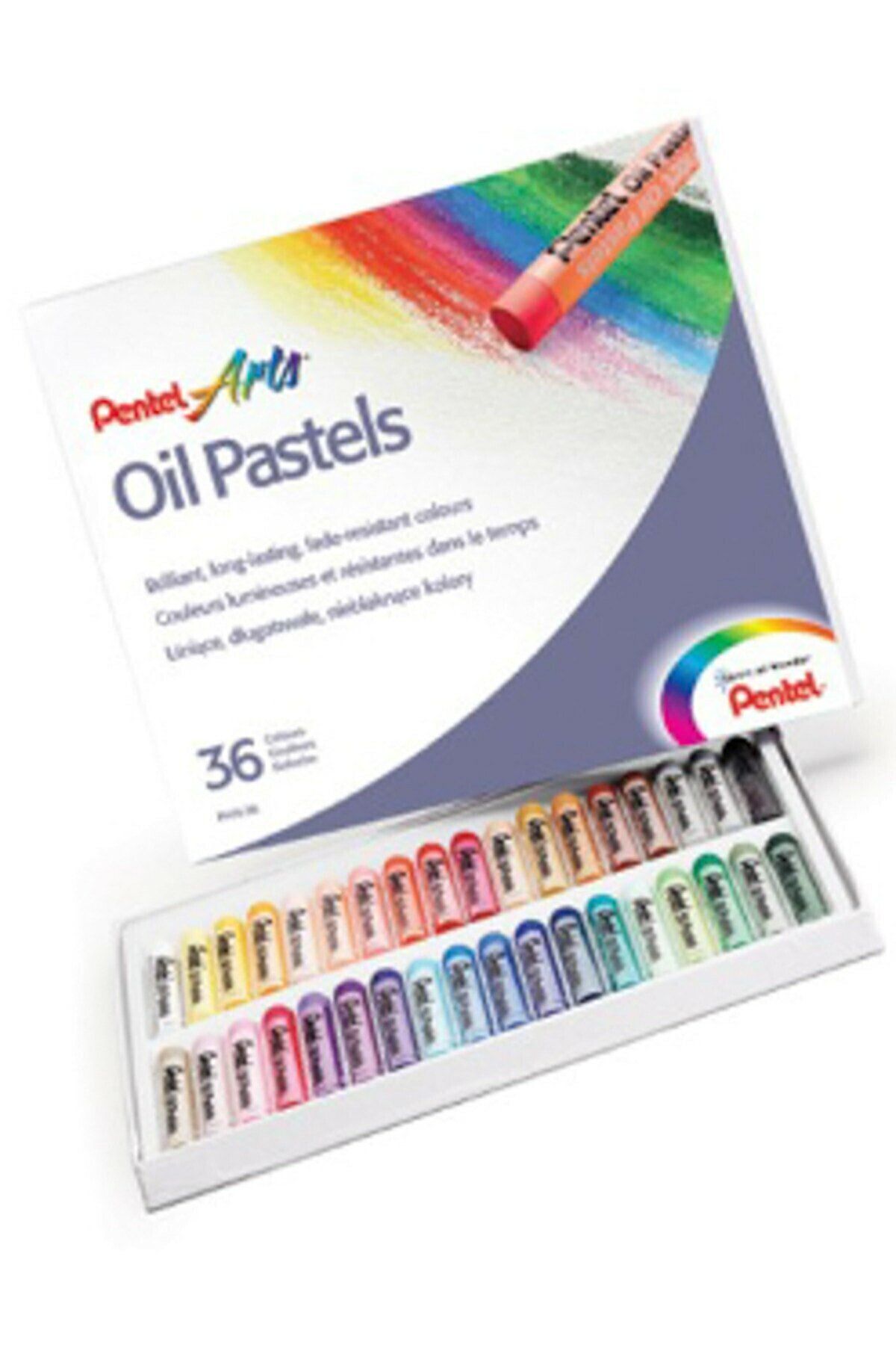 Pentel Arts Yağlı Pastel Boya - 36 Renk / Yphn36