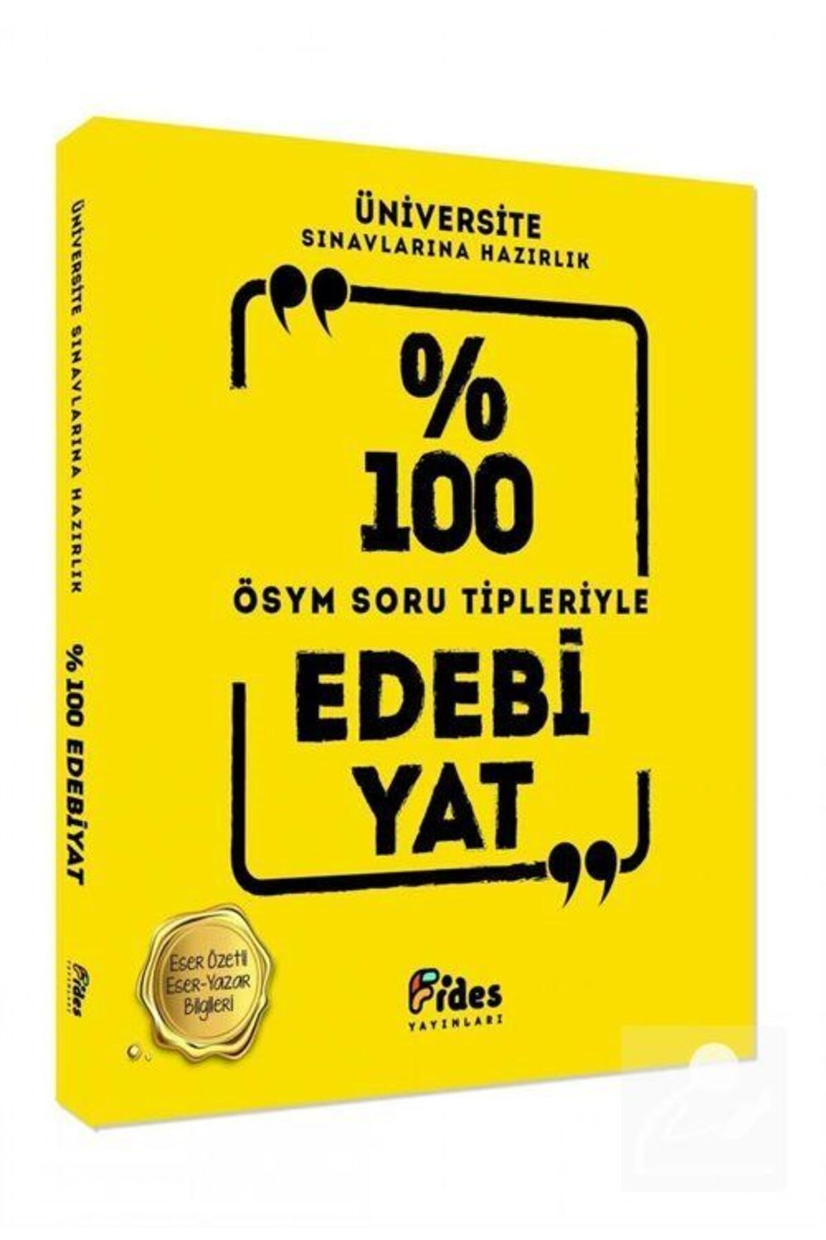 Fides Yayınları % 100 Ösym Soru Tipleriyle Edebiyat