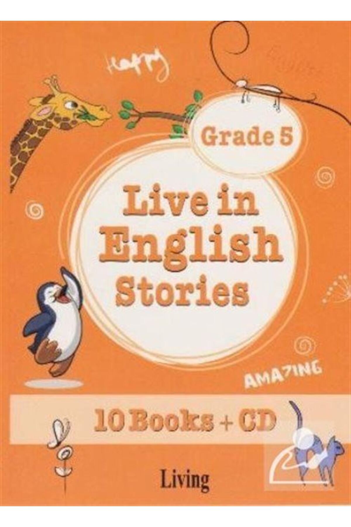 Living English Dictionary Live In English Stories Grade 5 (10 BOOKS-CD)