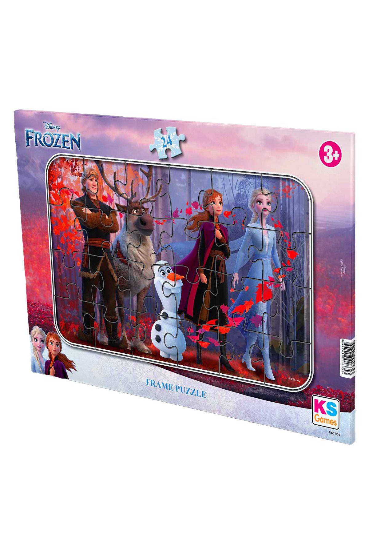 Ks Games Disney Frozen Karlar Ülkesi Elsa Frame Puzzle/yapboz 24 Parça
