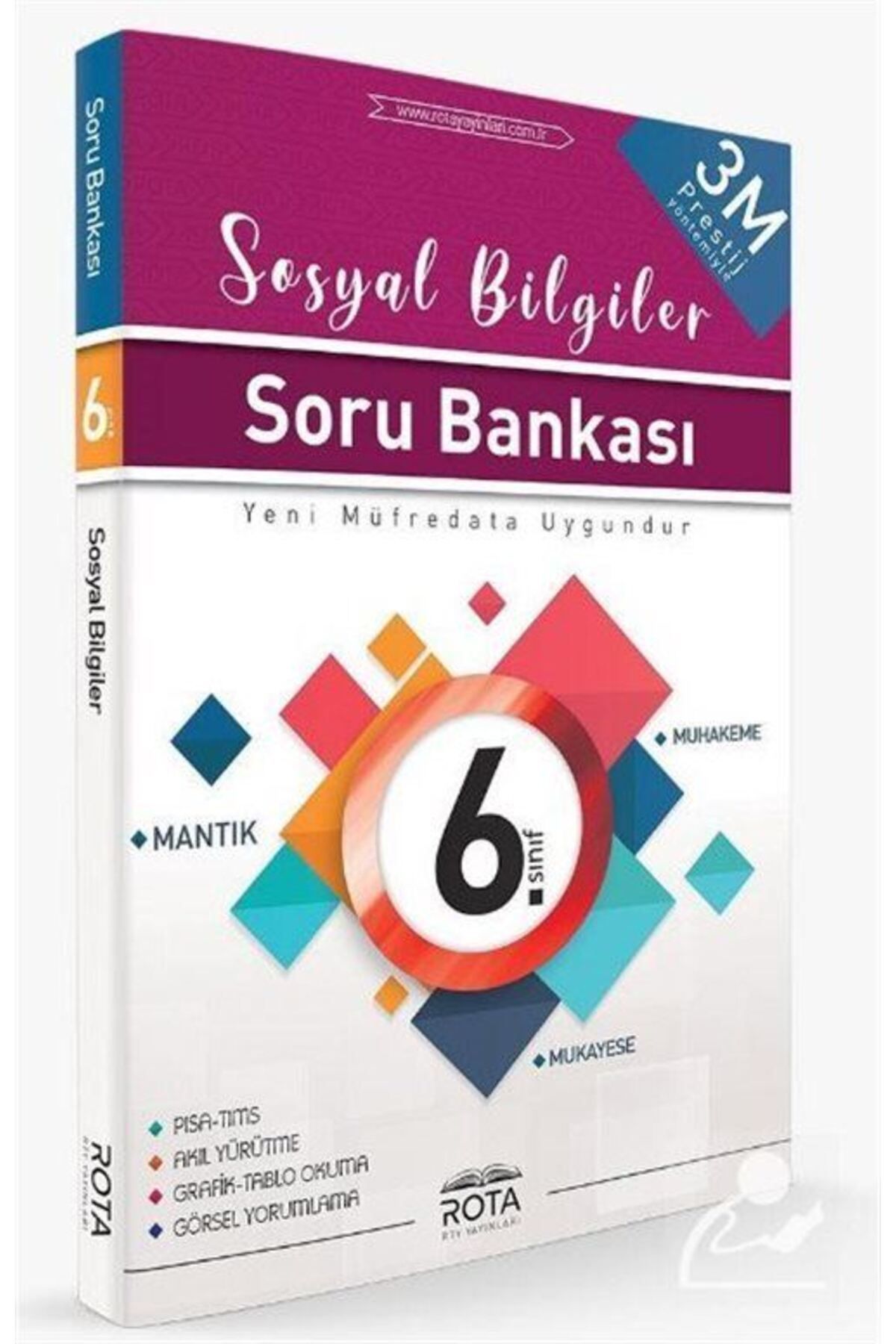 Rota Yayınları 6.sınıf Sosyal Bilgiler Soru Bankası 3m Prestij