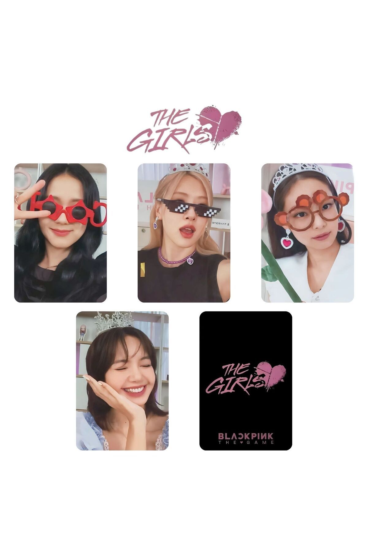Kpop Dünyasi BLACKPINK '' The Girls '' Photocard Set