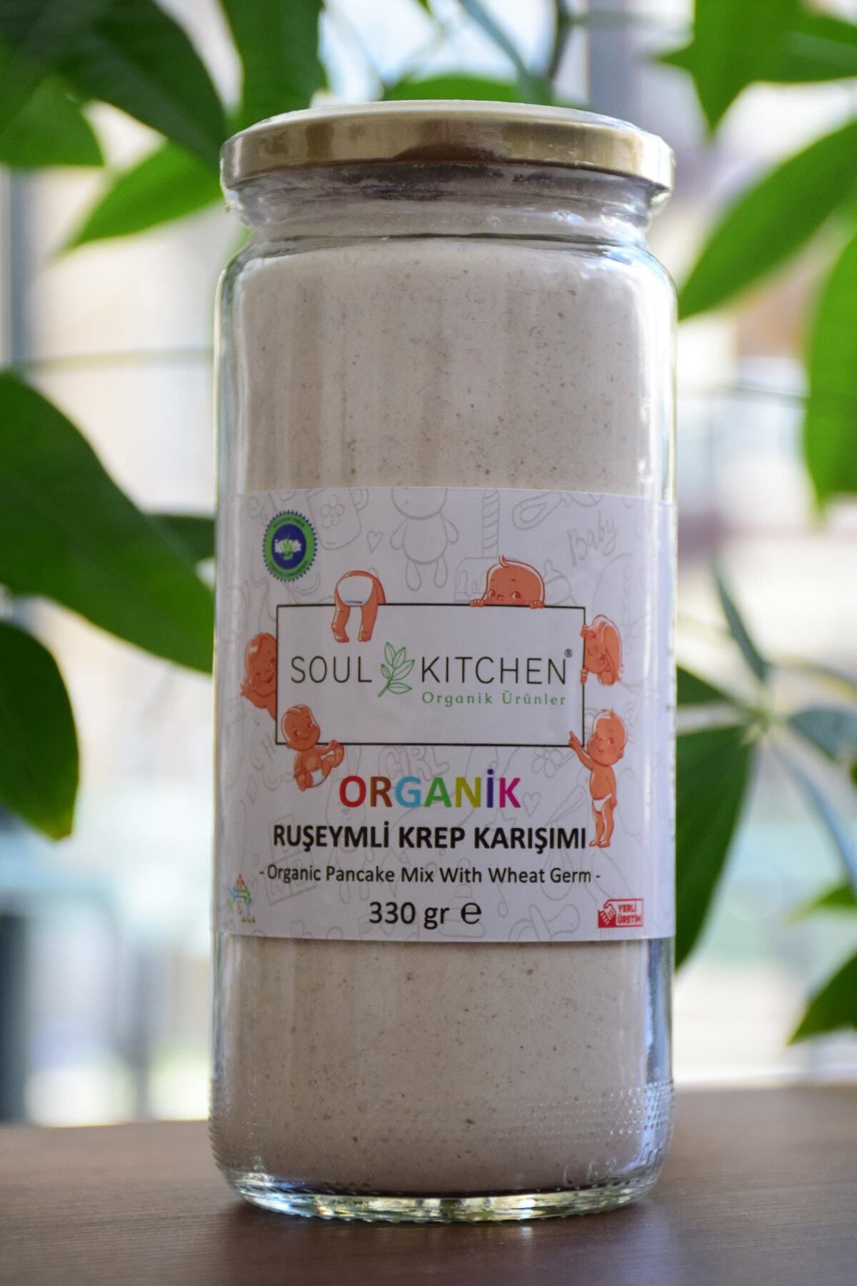 Soul Kitchen Organik Ürünler Organik Bebek Ruşeymli Krep Karışımı 330gr