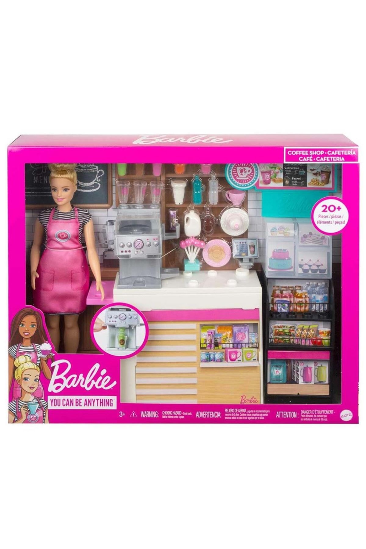 Mattel Barbie'nin Kahve Dükkanı Oyun Seti