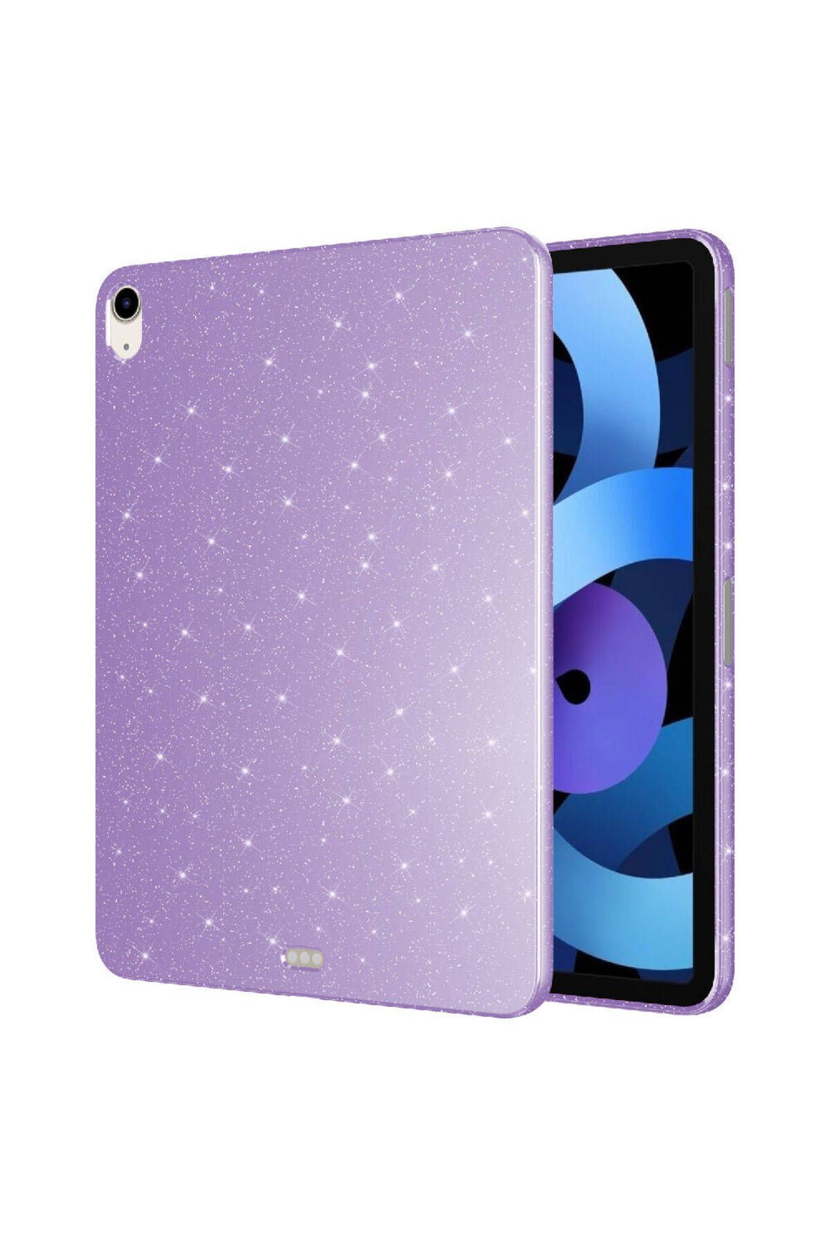 UnDePlus iPad 10. Nesil 10.9 Tablet Uyumlu  Kılıfı Işıltılı Parlak Görünüm Koton Case (Air Değildir)