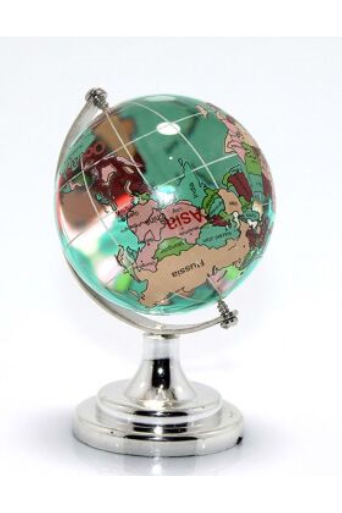 ARD KOPYA - Dekoratif Dünya Cam Küre Mini  Boy