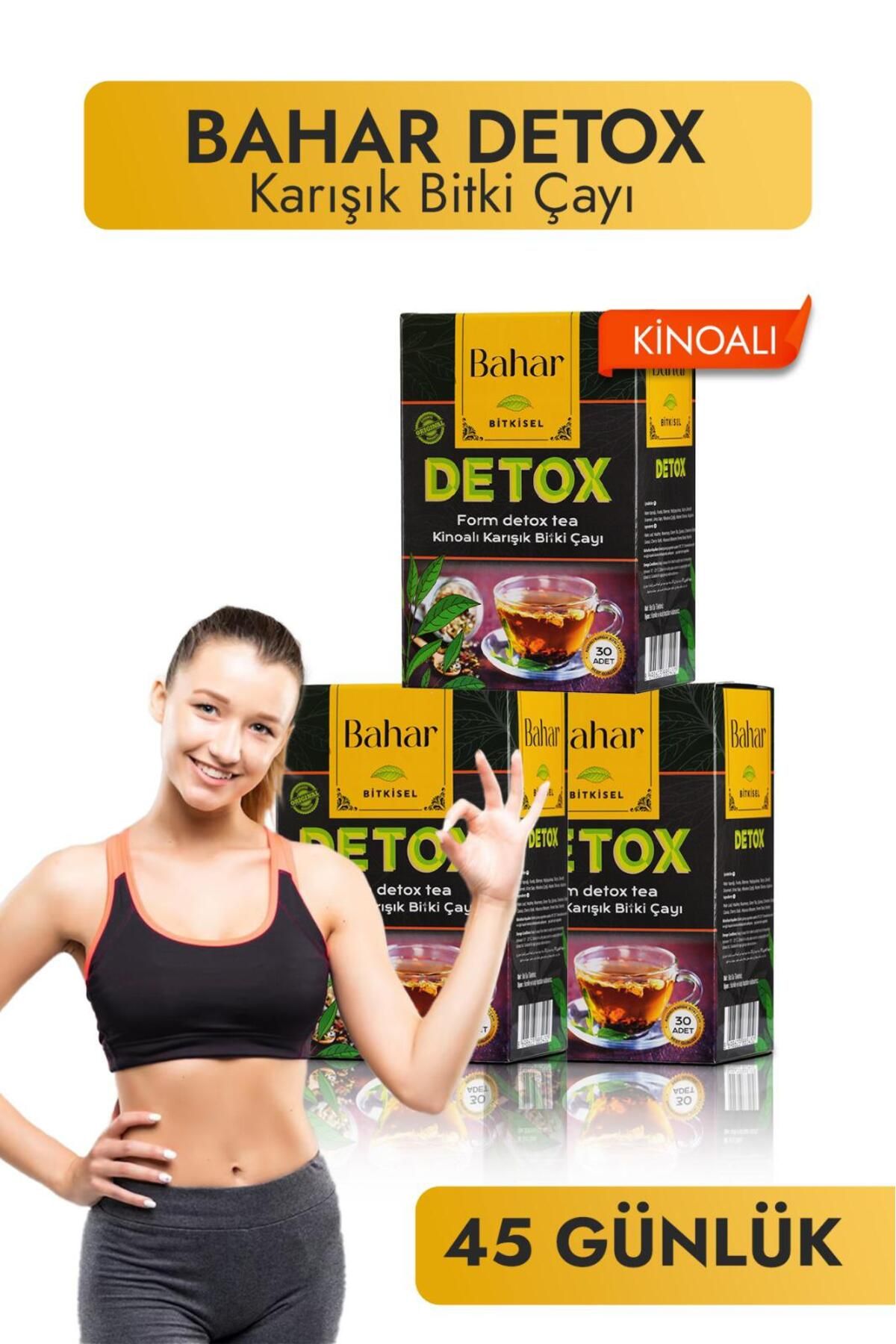 Detoxs Zayıflama,kilo Vermeye Yardımcı Detox Form Çayı & Özel Karışımlı Iştah Kesici Çayı ( 3 Lü Set )