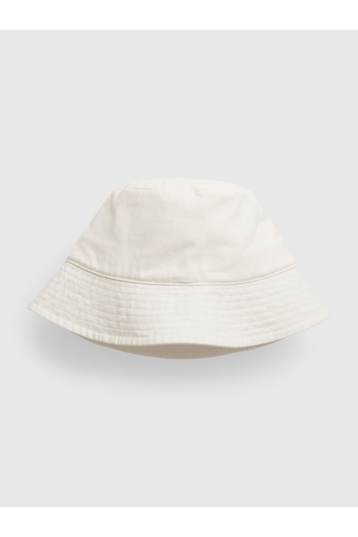 GAP Kadın Beyaz %100 Organik Pamuk Bucket Şapka