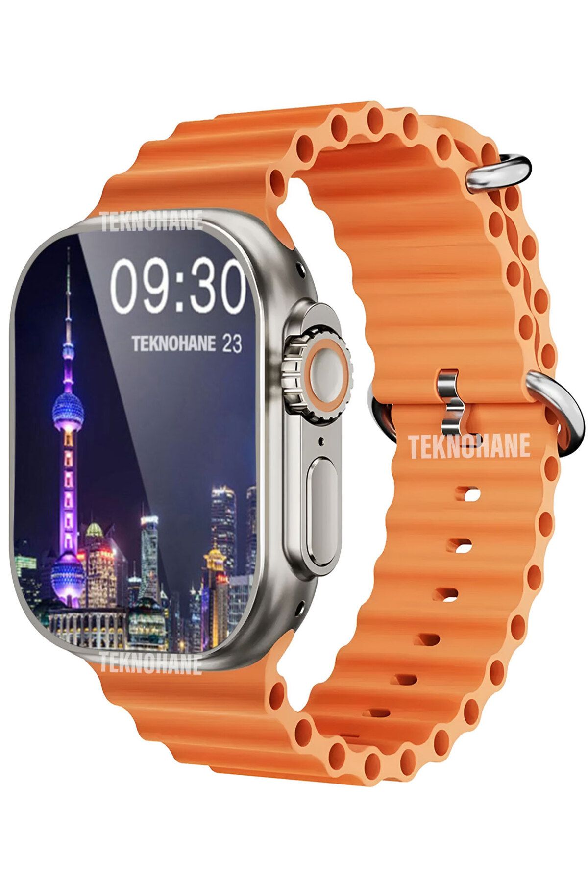 Trendup Ultra 2 Max Watch 9 Ultra Smart Watch Akıllı Saat Uyumlu Apple Uyumlu Akıllı Saat Hw9 Gri Kasa