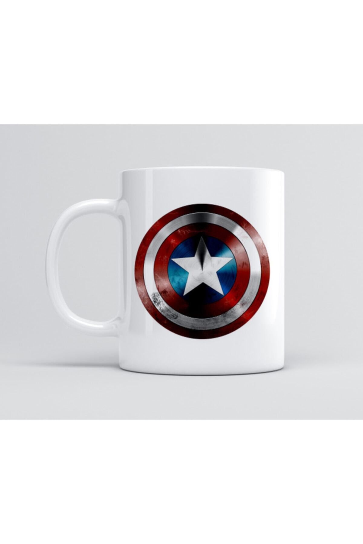 Parti Station Baskılı Kupa Bardak Marvel Kaptan Amerika Kalkanı Avengers